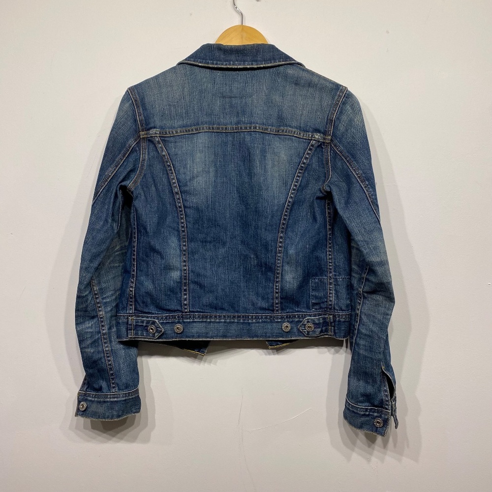 AG Adriano Goldschmied Blue Denim Western Robyn Jacket Size Small - Picture 5 of 6